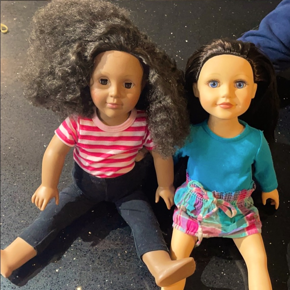 Set of two 18” Dolls *small imperfections